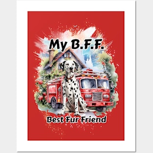 Dog - B.F.F. Dalmatian Posters and Art